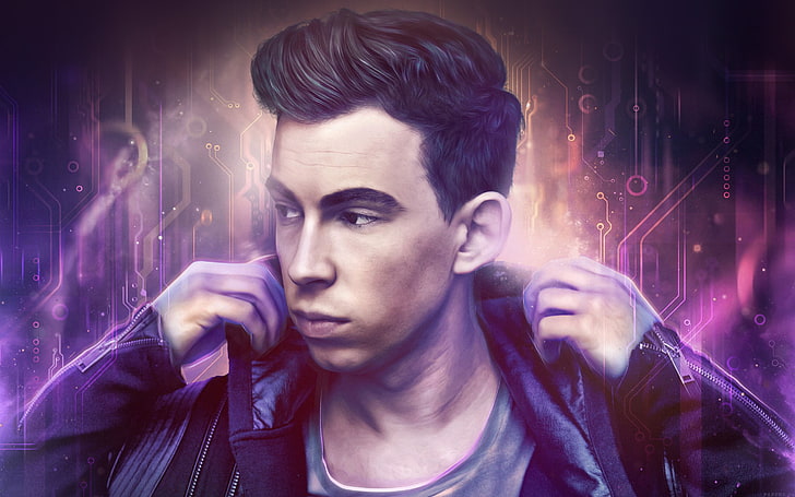 men's black zip-up jacket digital wallpaper, Hardwell, United We Are (album cover), HD wallpaper